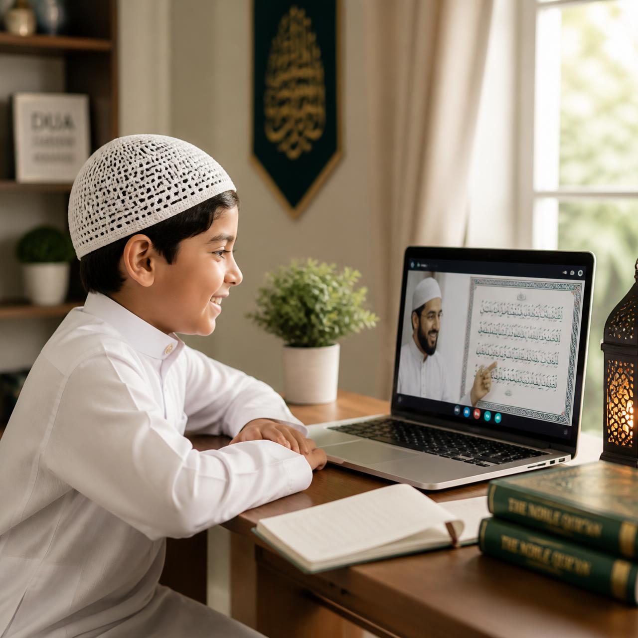Students learning Quran online with Global Quran Learning