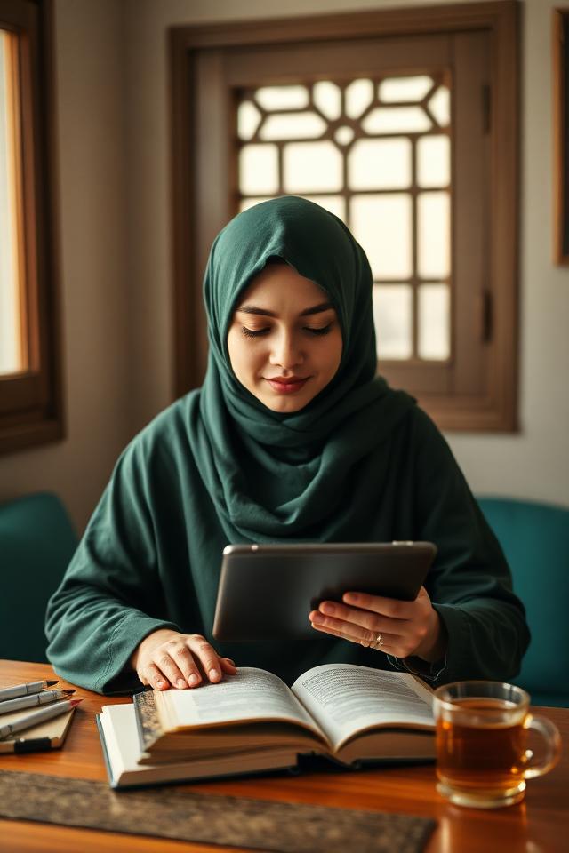 Students learning Quran online with Global Quran Learning